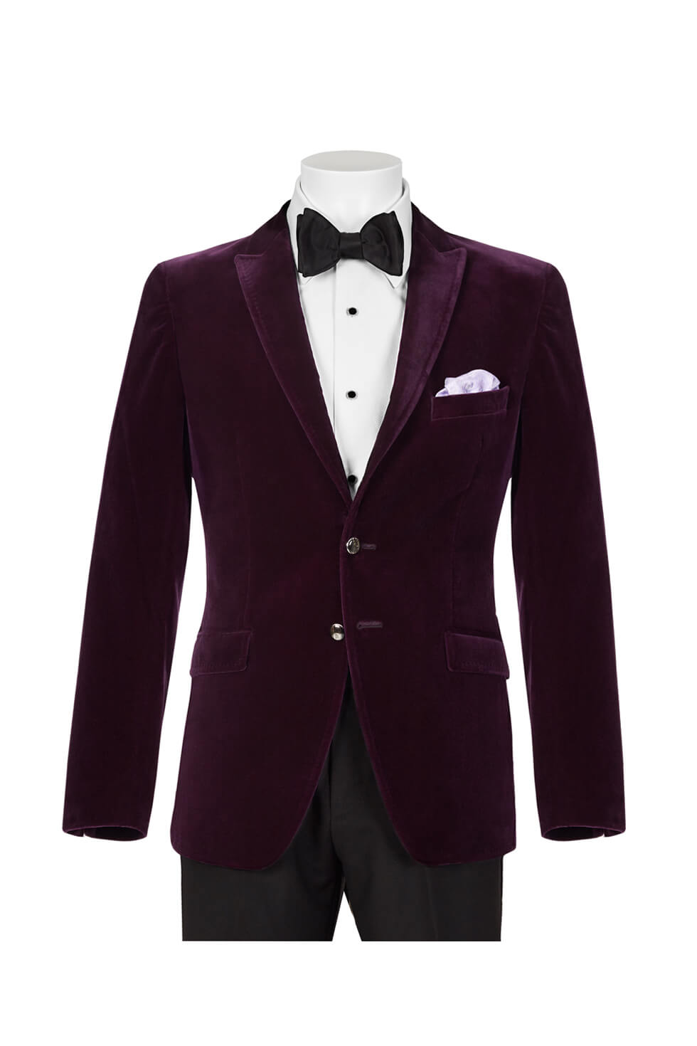 Purple Velvet Dinner Jacket